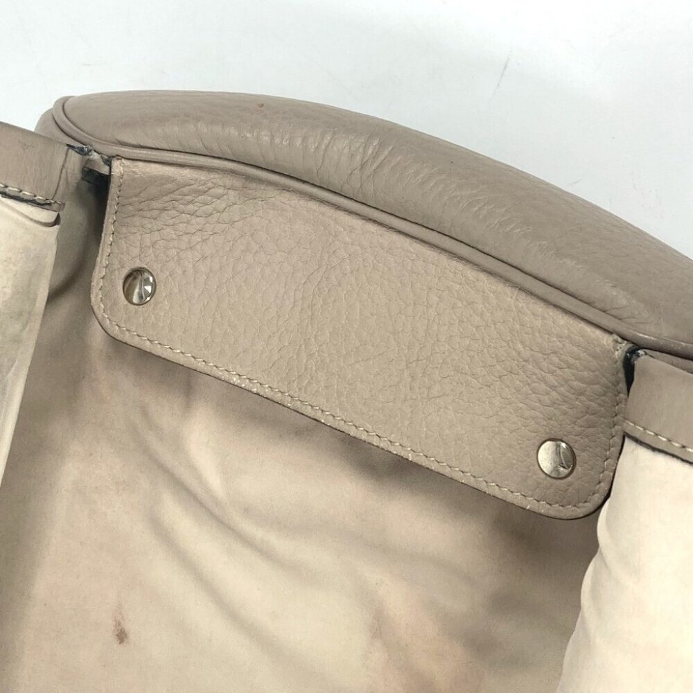 HERMES Equi Pouch Flap Clutch bag Leather Gurege Based - Picture 13 of 16